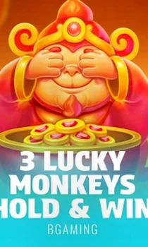 3 Lucky Monkeys Hold & Win